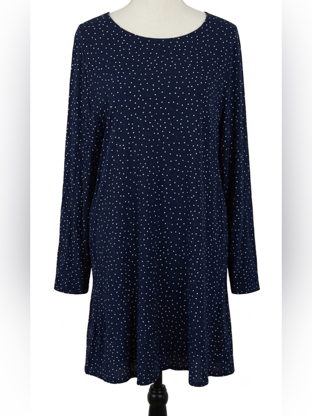 Popsugar Polka dot Longsleeve dress XL NWT